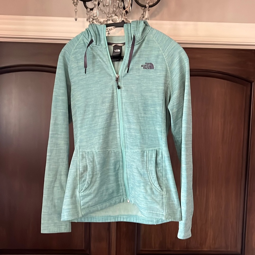 The North Face Zip Up Hooded Fleece - Size M